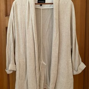 Frank and Oak linen blend jacket